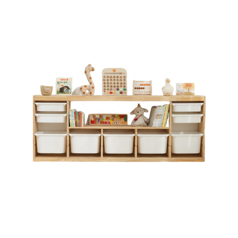 Kids Toys Drawers - Babyzimmermöbel aus Holz, Vorschulregale, Kinderspielzeug, Bücher,
