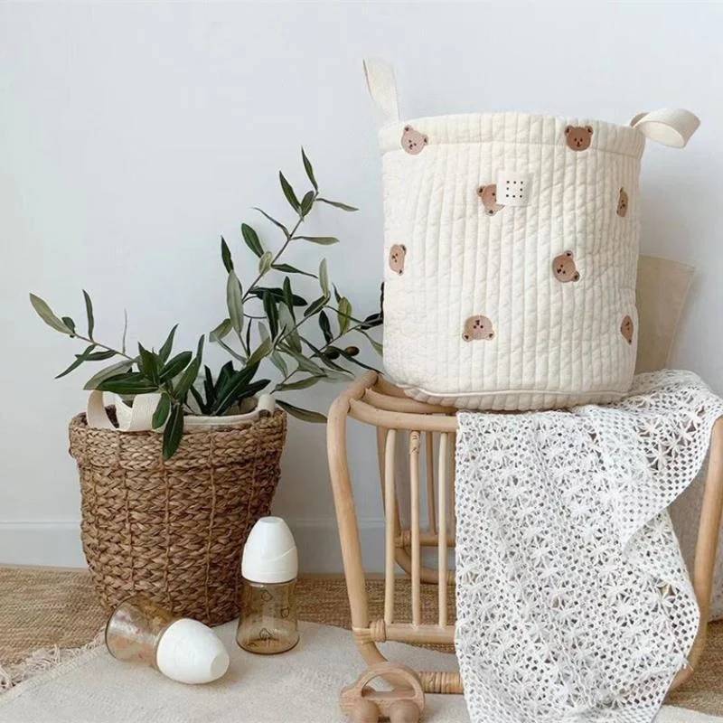 Kids Toys Basket - Nette Bär Stickerei Windel Tasche Windel