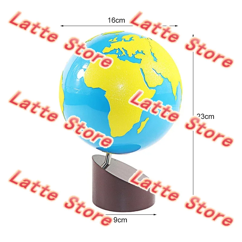 Kids Toys Learning - Montessori Kontinente-Globus, Weltgeografie-Globus mit Farbcodierten Kontinenten