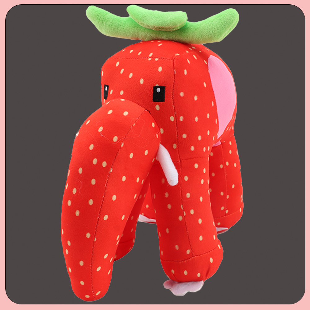 Kids Toys Elephant - STEAL A BRAINROT Erdbeer-Elefant-Plüschtier, süßes Hauspuppen-Spiel,