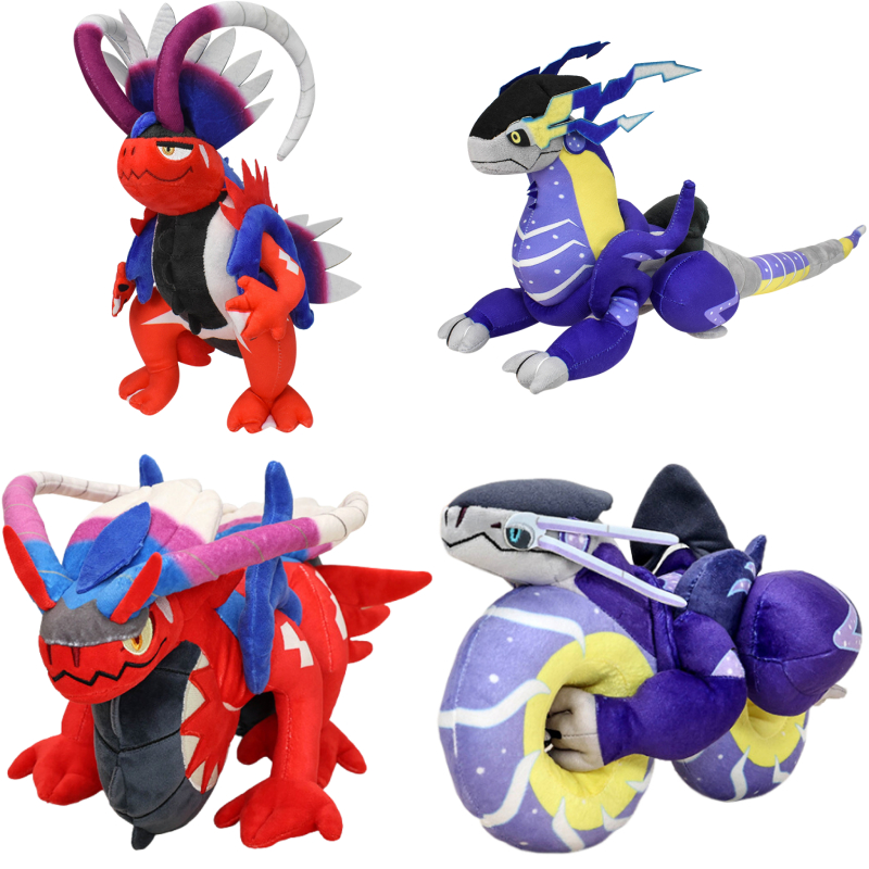 Dinosaur Figurine Set - Pokemon Koraidon Miraidon Plüschtiere Anime Pocket
