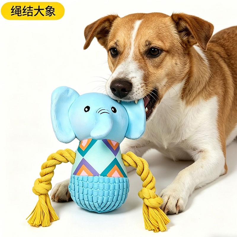 Kids Toys Elephant - Weiches Elefantenförmiges Plüsch-Haustierspielzeug Bissresistente Stoffpuppe Interaktives