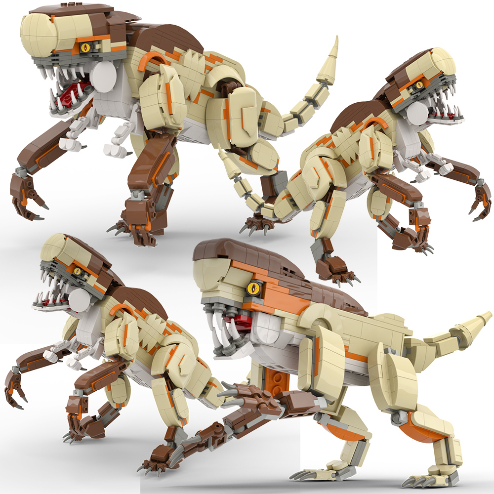 Dinosaur Figurine Set - Riesiges Dinosaurier-Bausteinset – Creative Expert Indominus