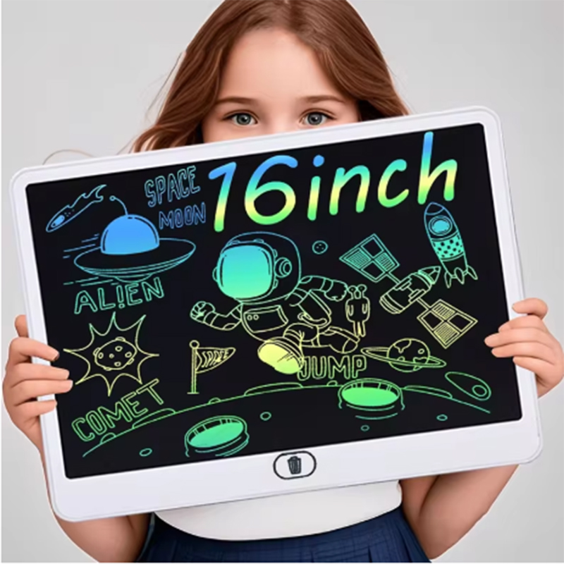 Kids Toys Learning - 16 Zoll LCD-Zeichenbrett für Kinder, tragbares