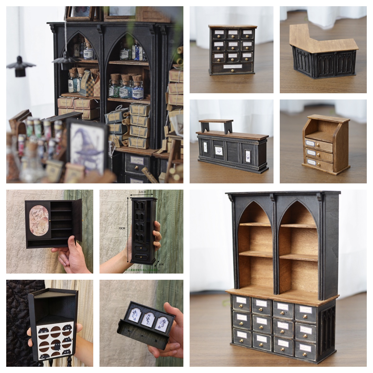 Dollhouse Furniture Set - Puppenhaus-Möbelset zum Selbermachen oder fertig |