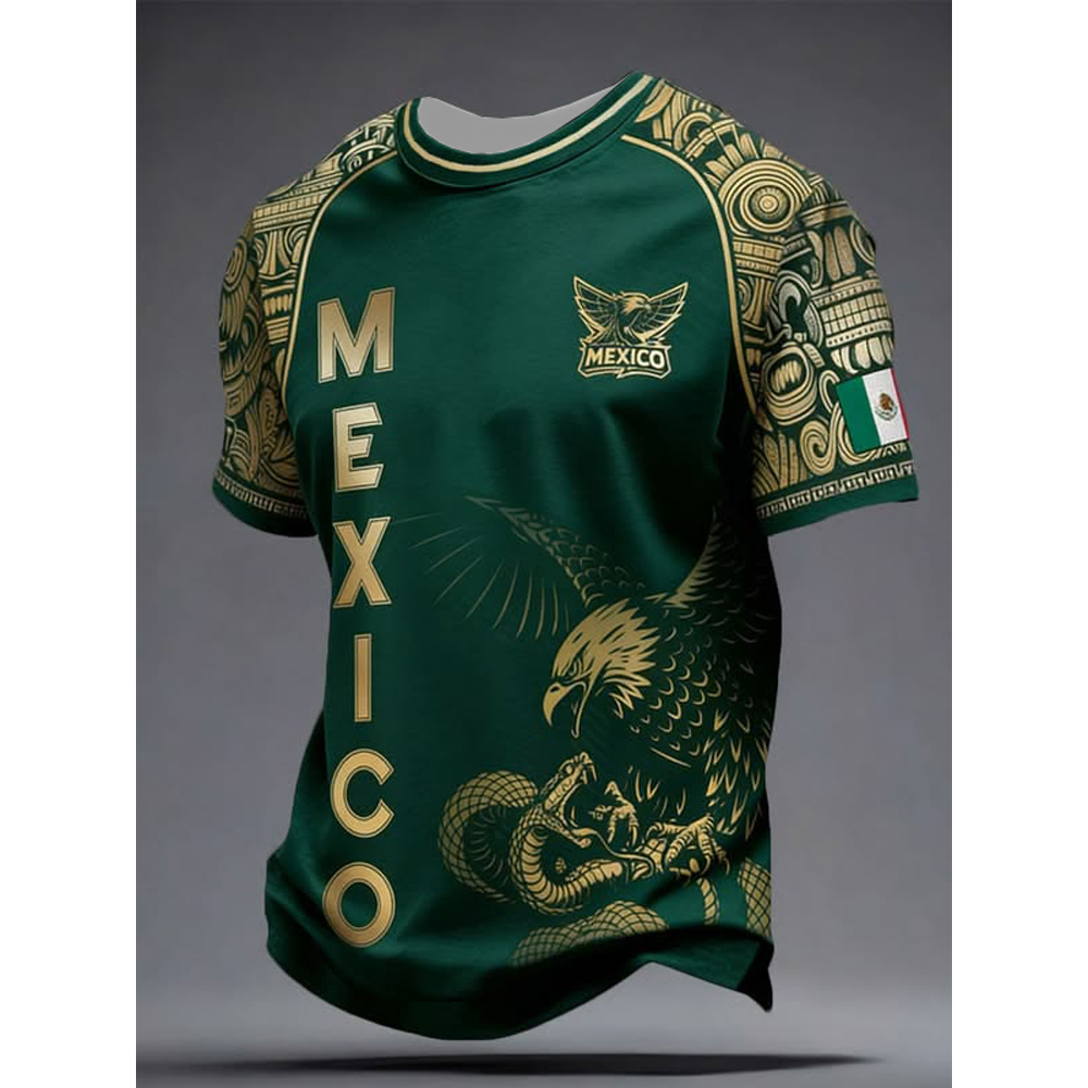 Kids Toys Vintage - 2026 Vintage Mexikanisches Totem Übergroßes Street-Football-Trikot