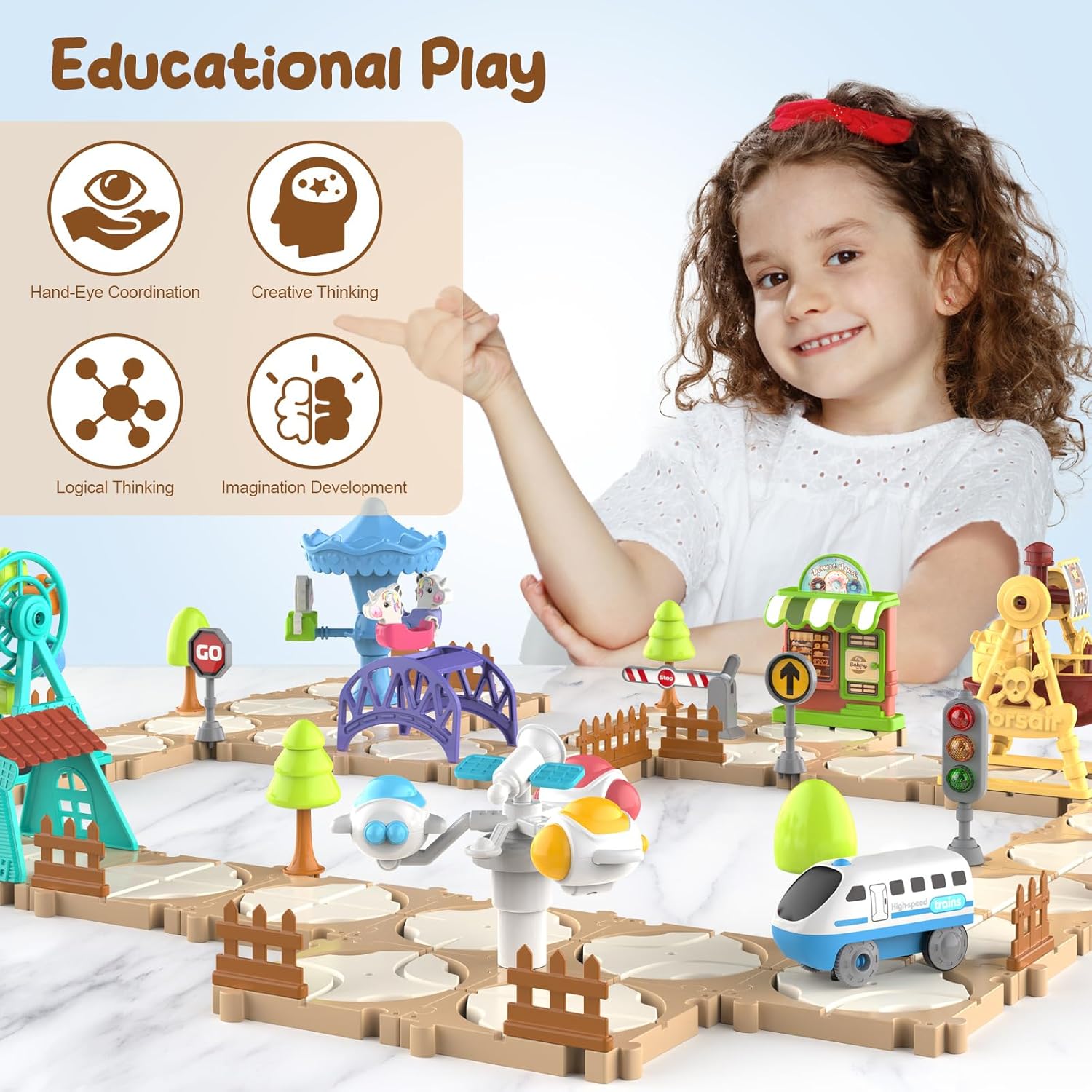 DIY Puzzle-Rennstrecken-Set: Z – Kids Toys Learning Bewertung und Preis