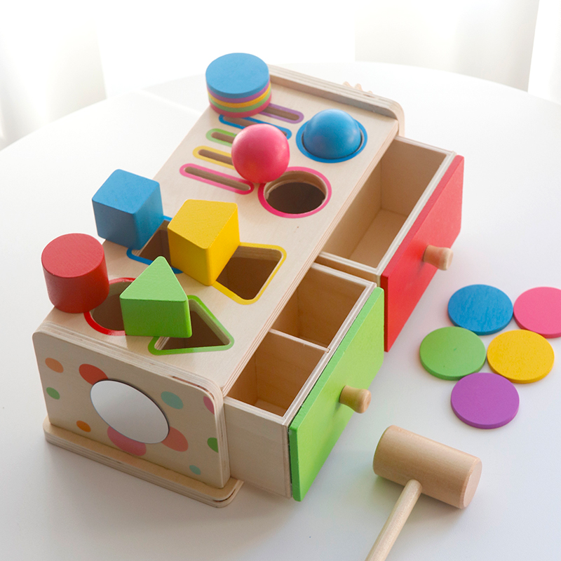 Montessori Holz-Sortierspielze – Kids Toys Drawers Bewertung und Preis