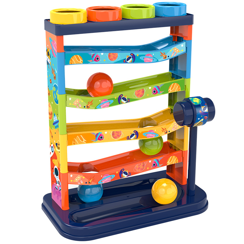 Bunte 5-lagige Track Slide Bot – Kids Toys Learning Bewertung und Preis