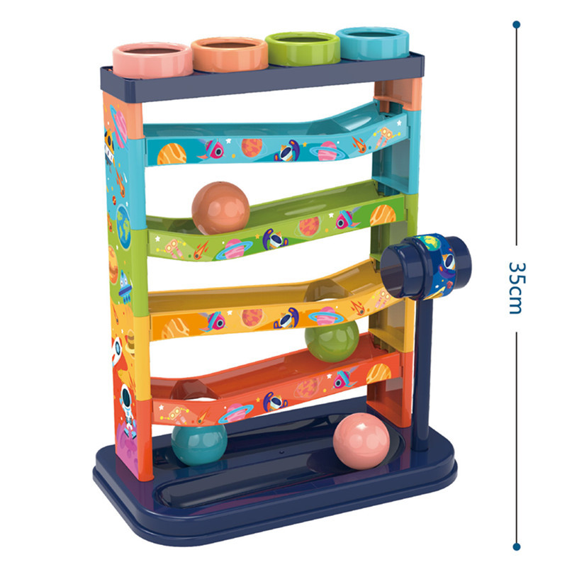 Bunte 5-lagige Track Slide Bot – Kids Toys Learning Bewertung und Preis