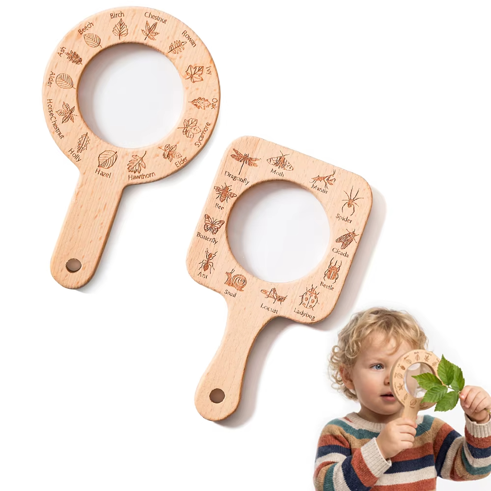 Hölzerne Lupe für Kinder zum B – Kids Toys Learning Bewertung und Preis