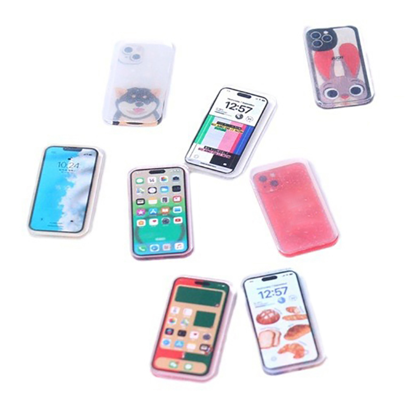 5 Stück 1:12 Puppenhaus Miniat – Kids Toys Smartphone Bewertung und Preis