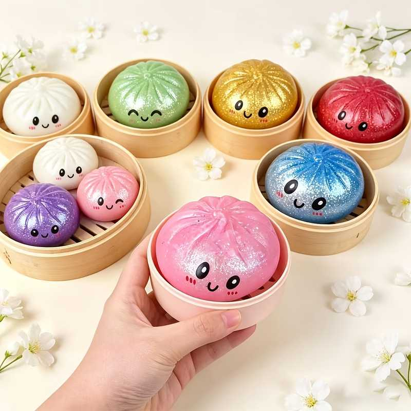 Glitzer-Dumpling Squishy Spiel – Kids Toys Basket Bewertung und Preis