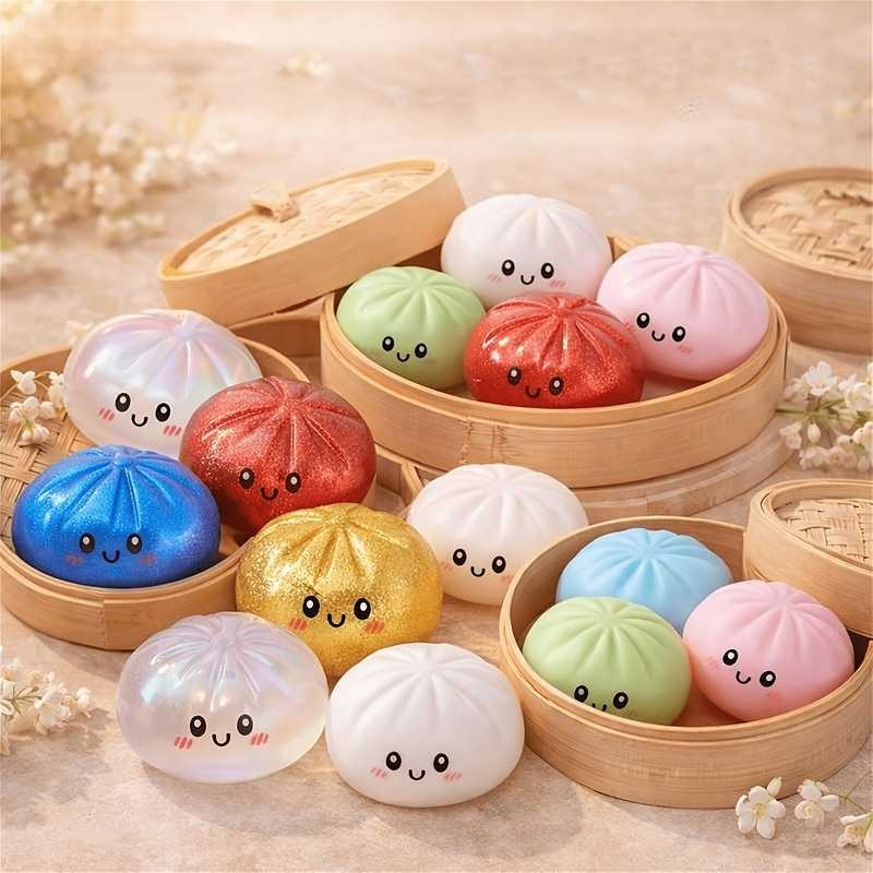 Glitzer-Dumpling Squishy Spiel – Kids Toys Basket Bewertung und Preis