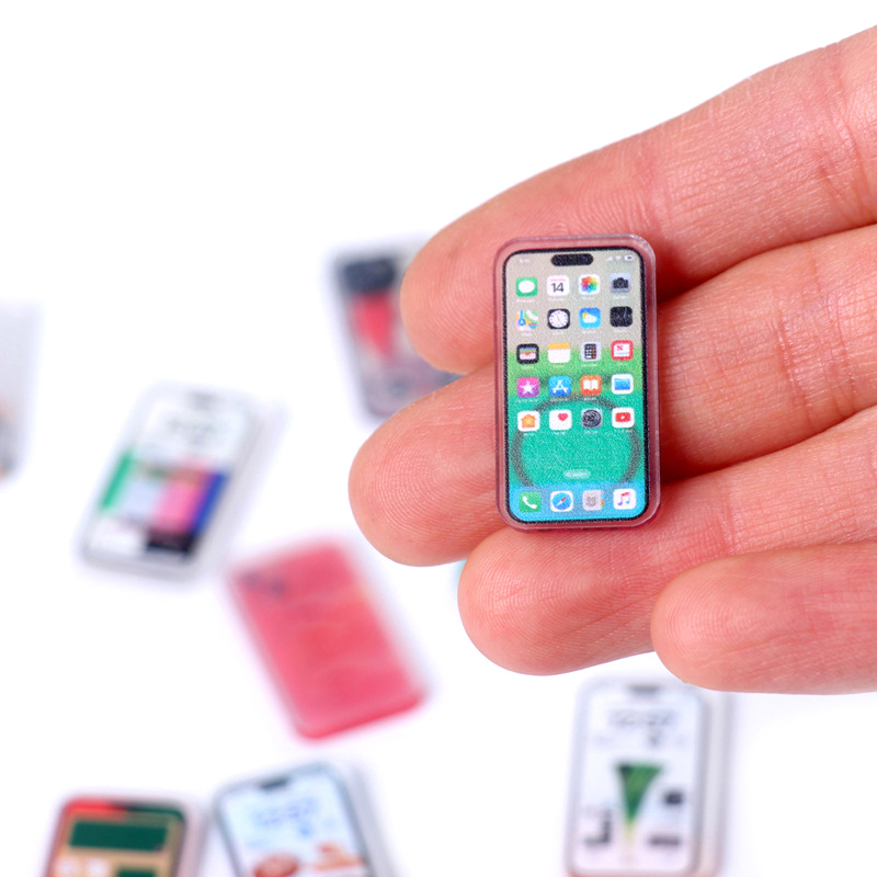 Zufällige 5 Stück 1:12 Puppenh – Kids Toys Smartphone Bewertung und Preis