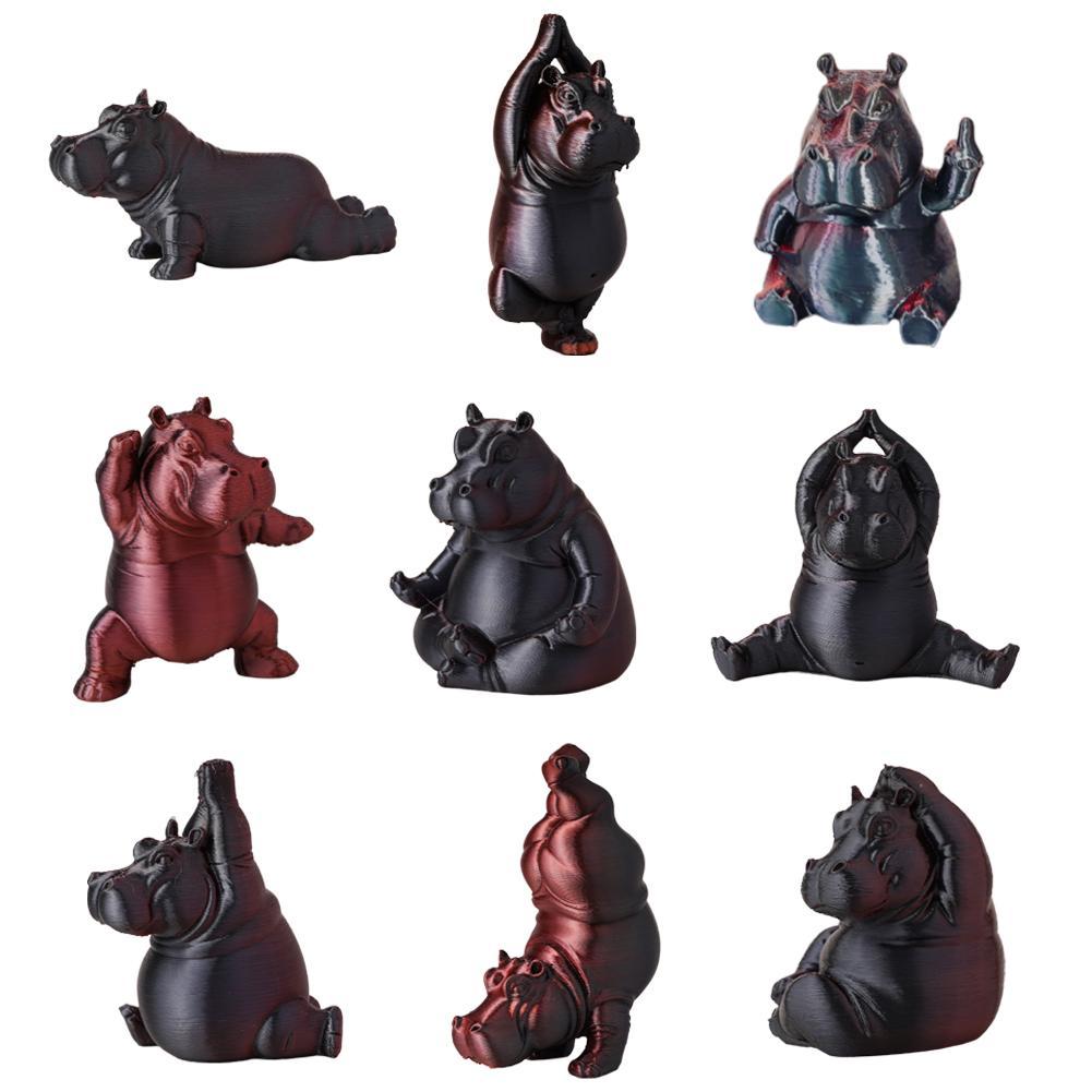Kreative Yoga-Nilpferd-Harzfig – Kids Yoga Toys Bewertung und Preis