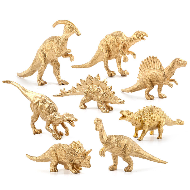 14-teiliges goldenes Dinosauri – Dinosaur Figurine Set Bewertung und Preis