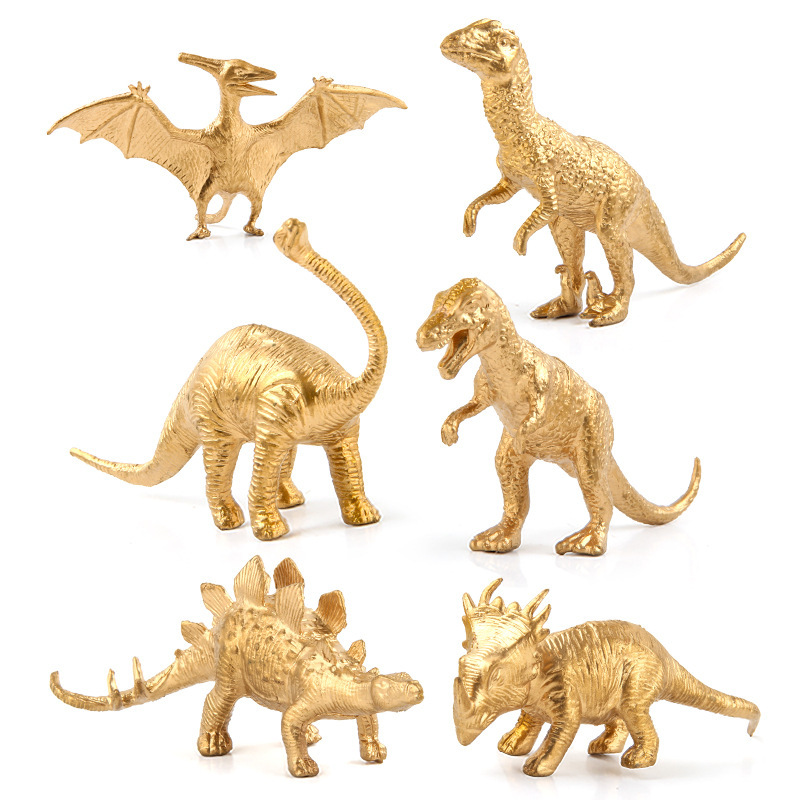 14-teiliges goldenes Dinosauri – Dinosaur Figurine Set Bewertung und Preis