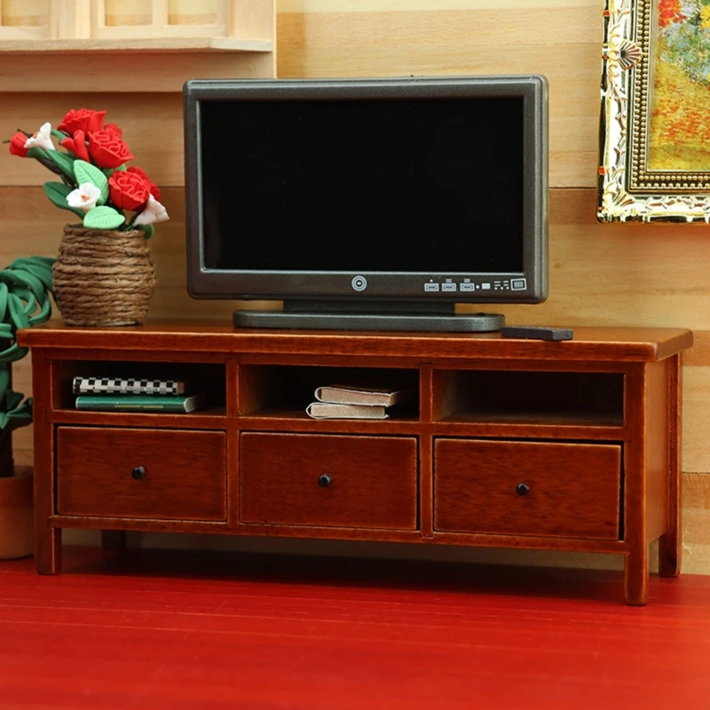 1/12 Puppenhaus TV-Schrank Hol – Kids Toys Drawers Bewertung und Preis