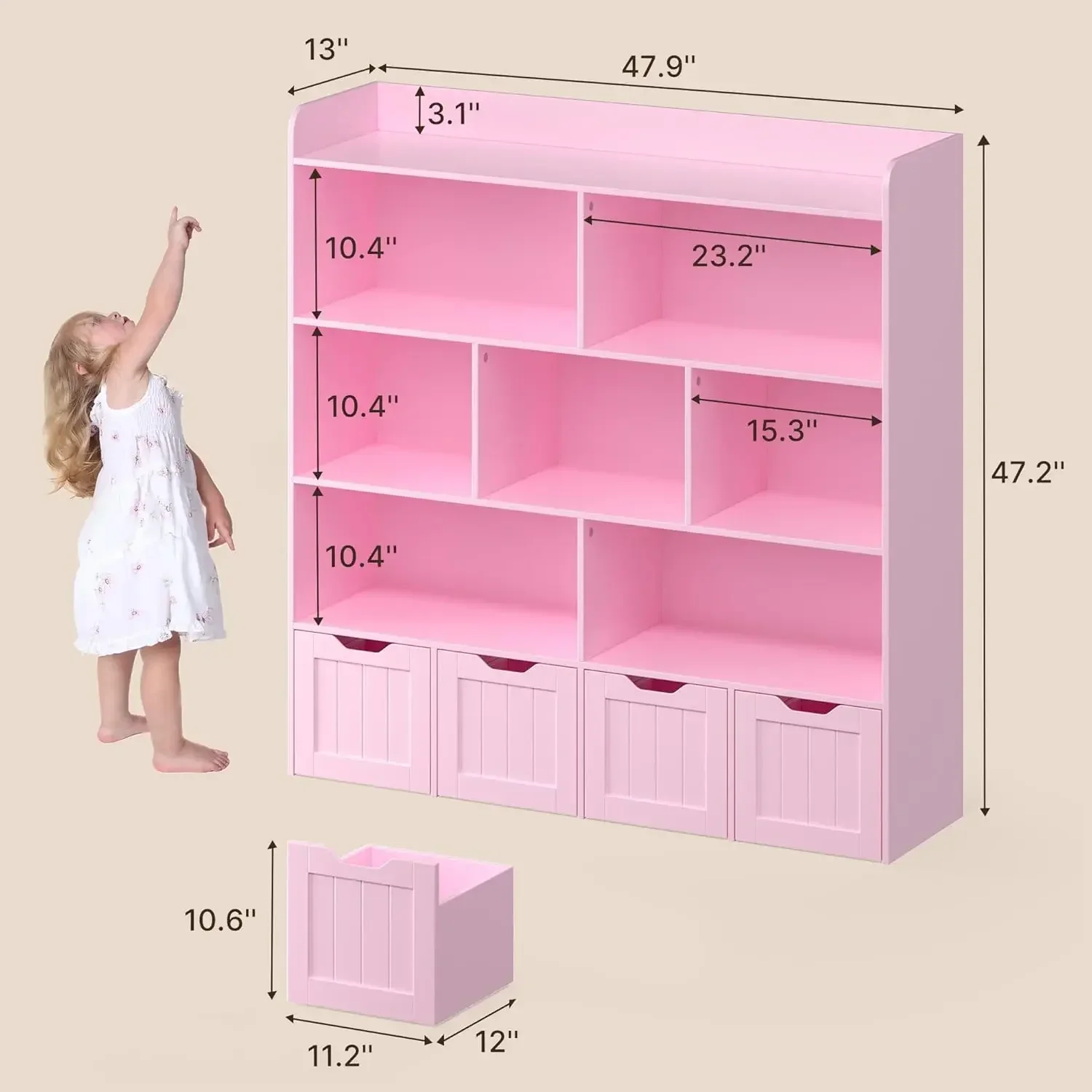 Kinderspielzeug-Aufbewahrungss – Kids Toys Drawers Bewertung und Preis