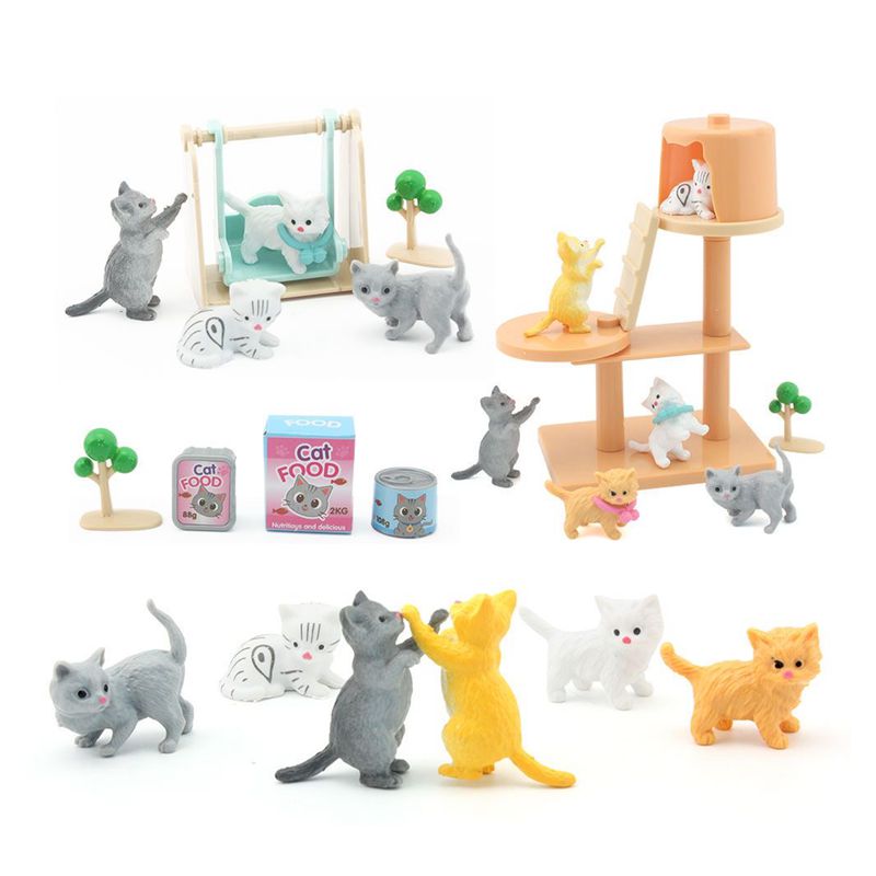 Katze Teil Haustier Set Kawaii – Dollhouse Furniture Set Bewertung und Preis