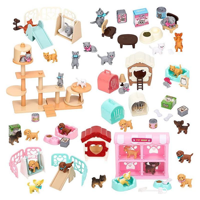 Katze Teil Haustier Set Kawaii – Dollhouse Furniture Set Bewertung und Preis