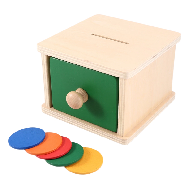 Kinder-Münzbox-Spiel aus Holz, – Kids Toys Drawers Bewertung und Preis