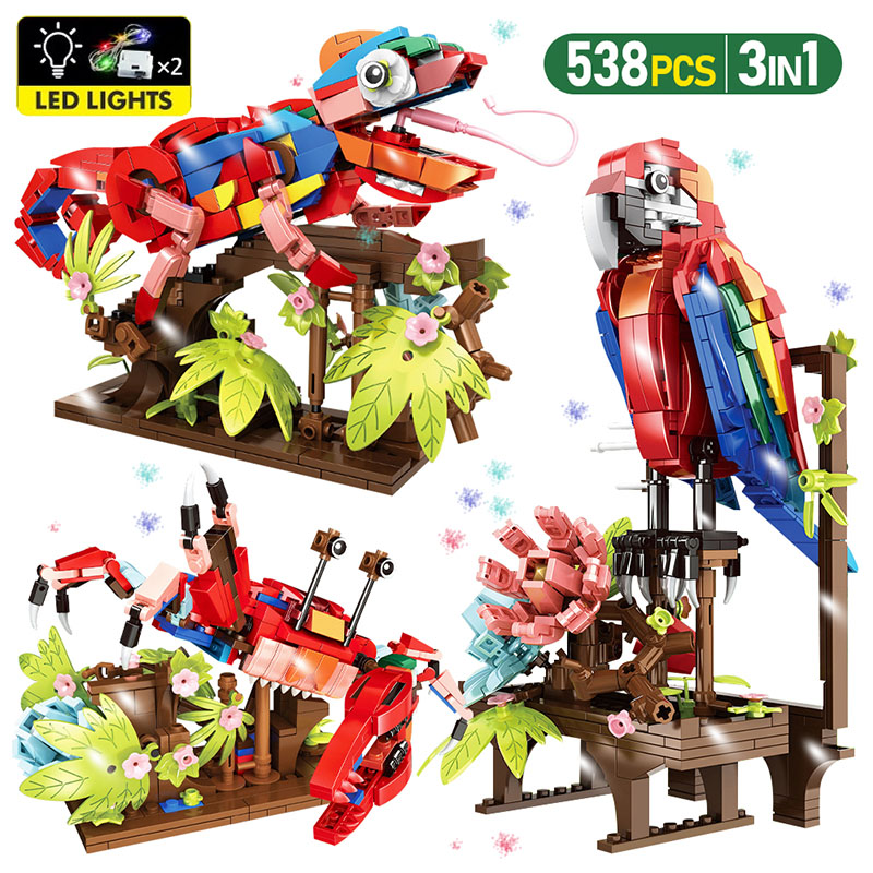 MOC 3 in 1 Amazon Dschungel Se – Kids Toys Amazon Bewertung und Preis