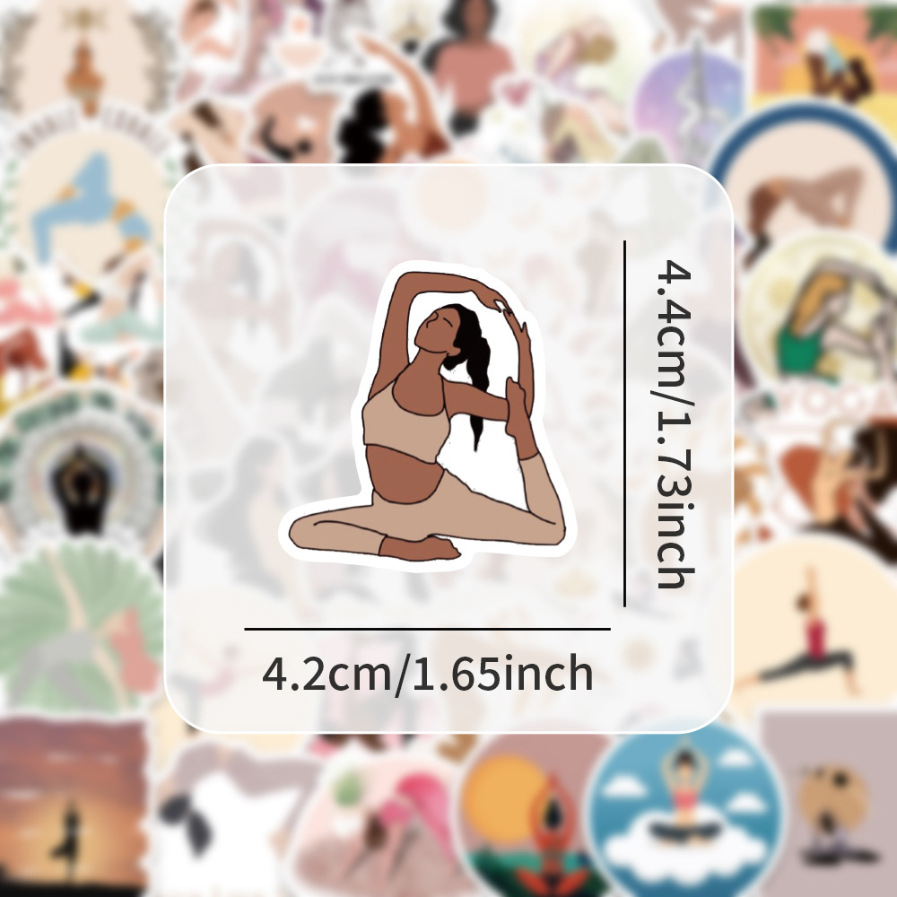 60 Stück Ästhetische Yoga-Aufk – Kids Yoga Toys Bewertung und Preis