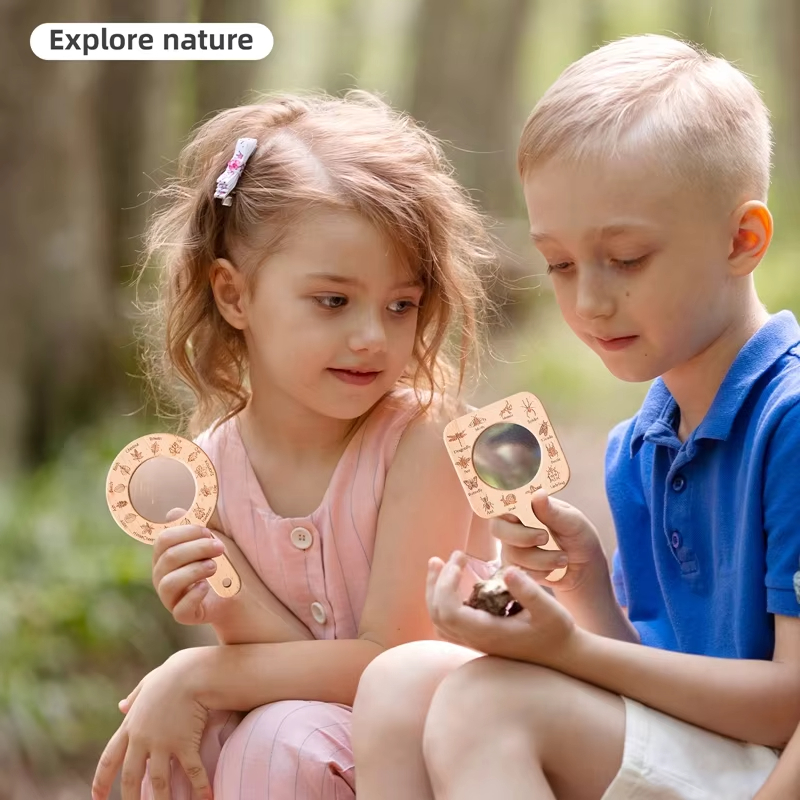 Hölzerne Lupe für Kinder zum B – Kids Toys Learning Bewertung und Preis
