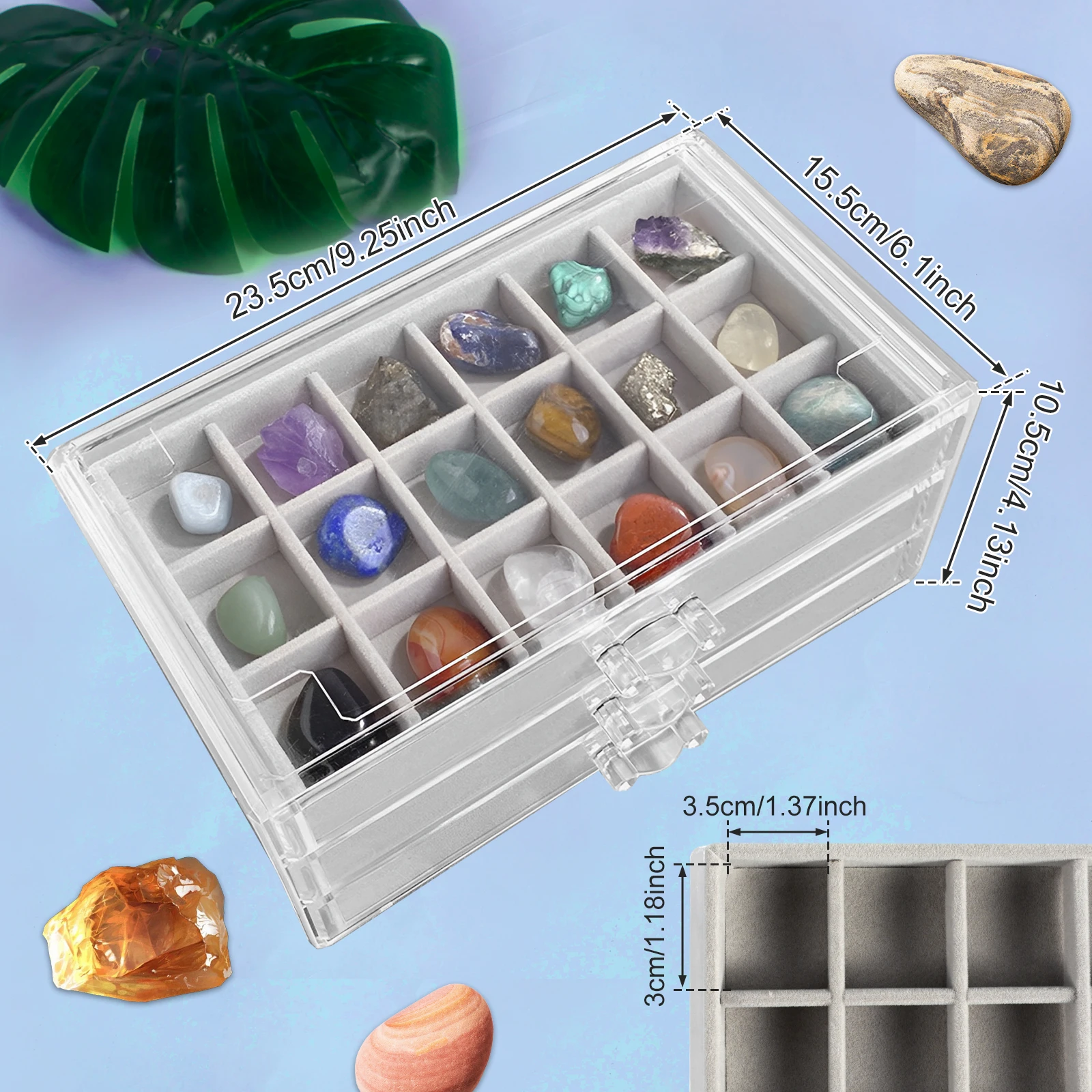Rock-Vitrine, 3 Schubladen, Ro – Kids Toys Drawers Bewertung und Preis