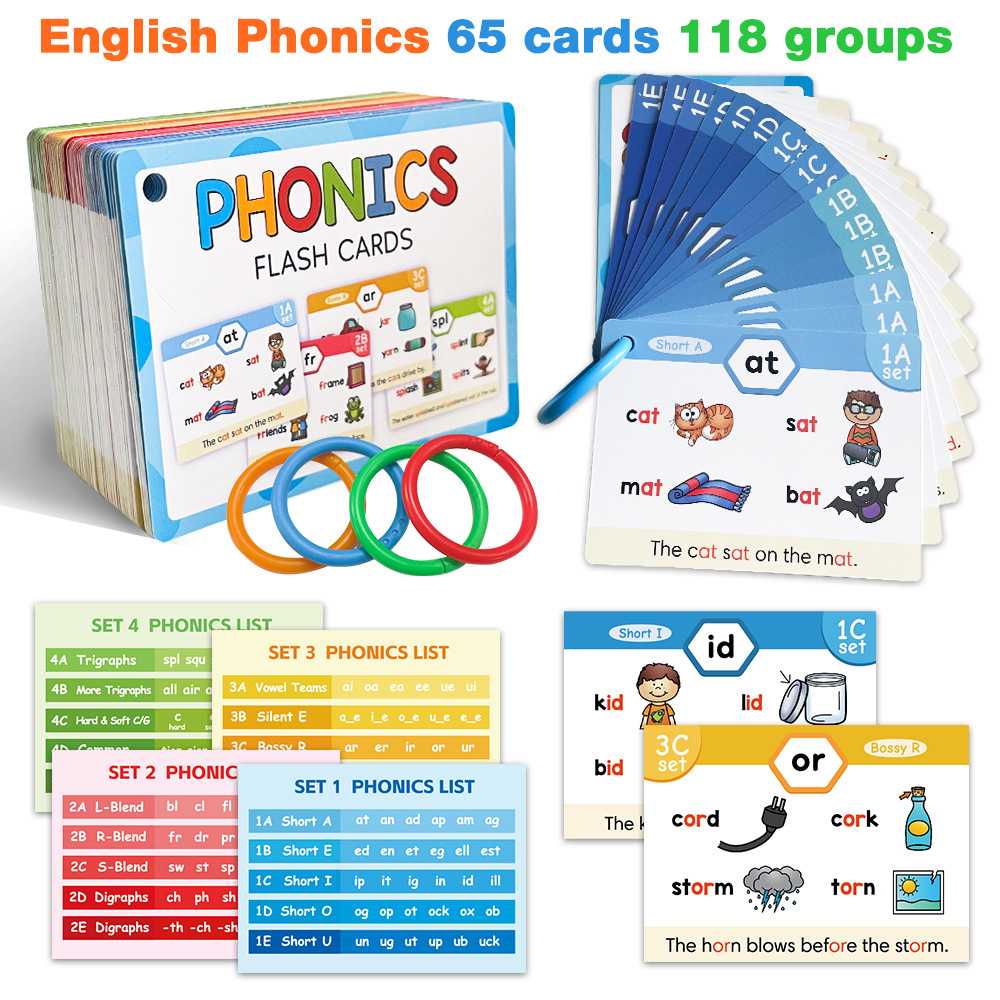 Phonics Learning Cads für Kind – Kids Toys Learning Bewertung und Preis
